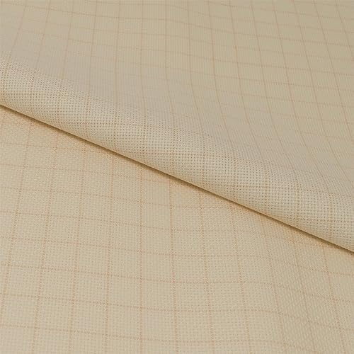 Elfenbein/Creme 14 leicht Z„hlen Fat Quarter Aida 55 cm x 50 cm (48,3 x 53,3 cm) von Stitchtastic