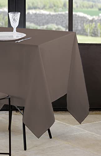 LOVELY CASA Nelson Tischdecke 148 x 200 cm Polyester Taupe 200 x 148 x cm von Stof