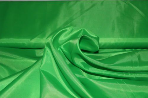 Stoff-Kollektion - Futterstoff Taffeta Meterware aus Polyester - Leicht glänzender Taft Innenfutterstoff, doppelseitig & 150cm breit – Ideal zum Nähen, für Bekleidung, als Dekostoff etc. - Hellgrün von Stoff-Kollektion