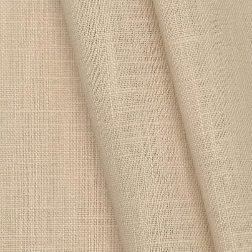 Stoff Kontor STOFFKONTOR 100% Leinenstoff - edler Naturstoff - vorgewaschen - Meterware, beige - zum Nähen von Kleidern, Röcken, Trachtenmode von Stoff Kontor