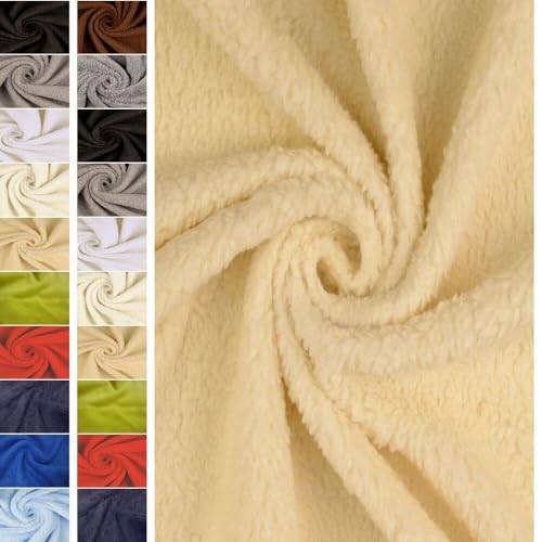 StoffBook BEIGE LAMMFELL STOFF KUNSTFELL PLÜSCHSTOFF STOFFE, B877 StoffBook BEIGE LAMMFELL STOFF KUNSTFELL PLÜSCHSTOFF STOFFE, B877 von StoffBook