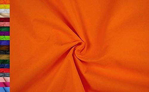 StoffBook FILZSTOFF Viskose -180CM BREIT-1MM DICK- Applikation Stoff Stoffe, B523 (Orange) von StoffBook