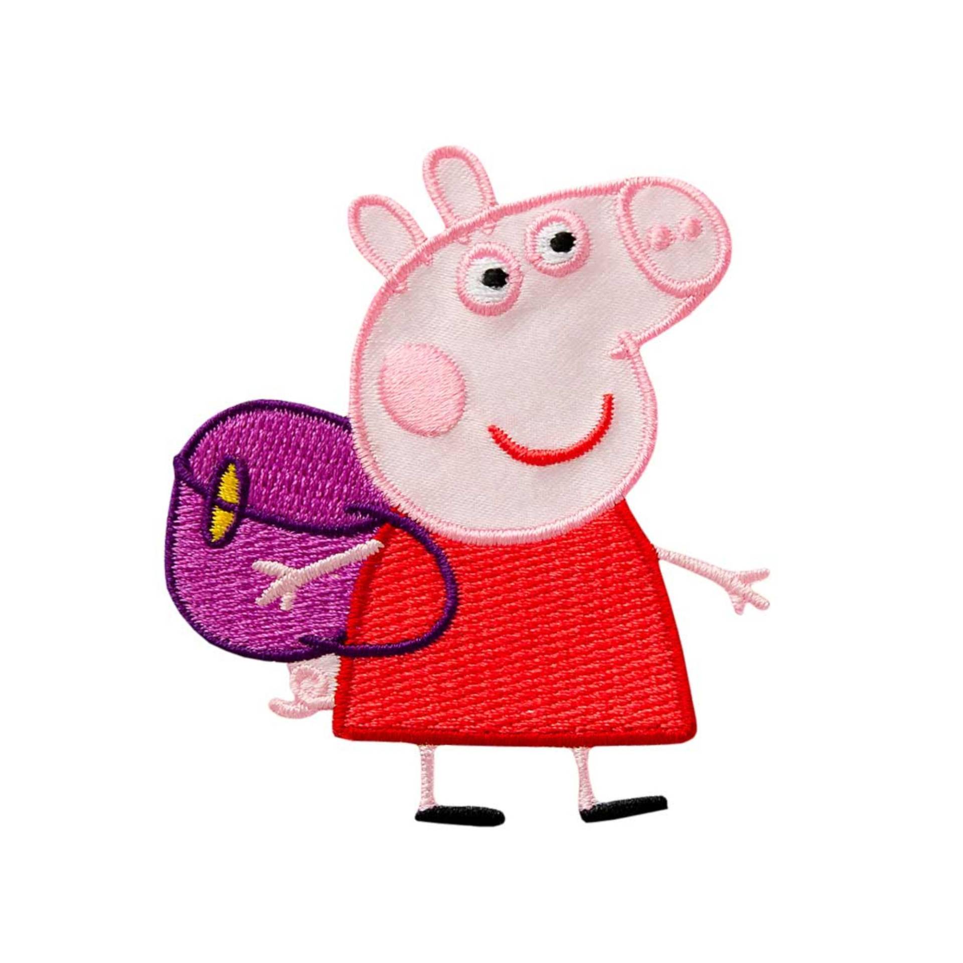 Applikation Peppa Wutz mit Rucksack von Stoffe Hemmers