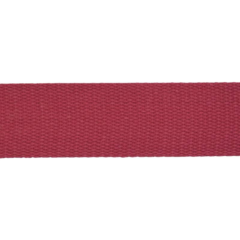 Baumwoll-Gurtband 40 mm, rot von Stoffe Hemmers