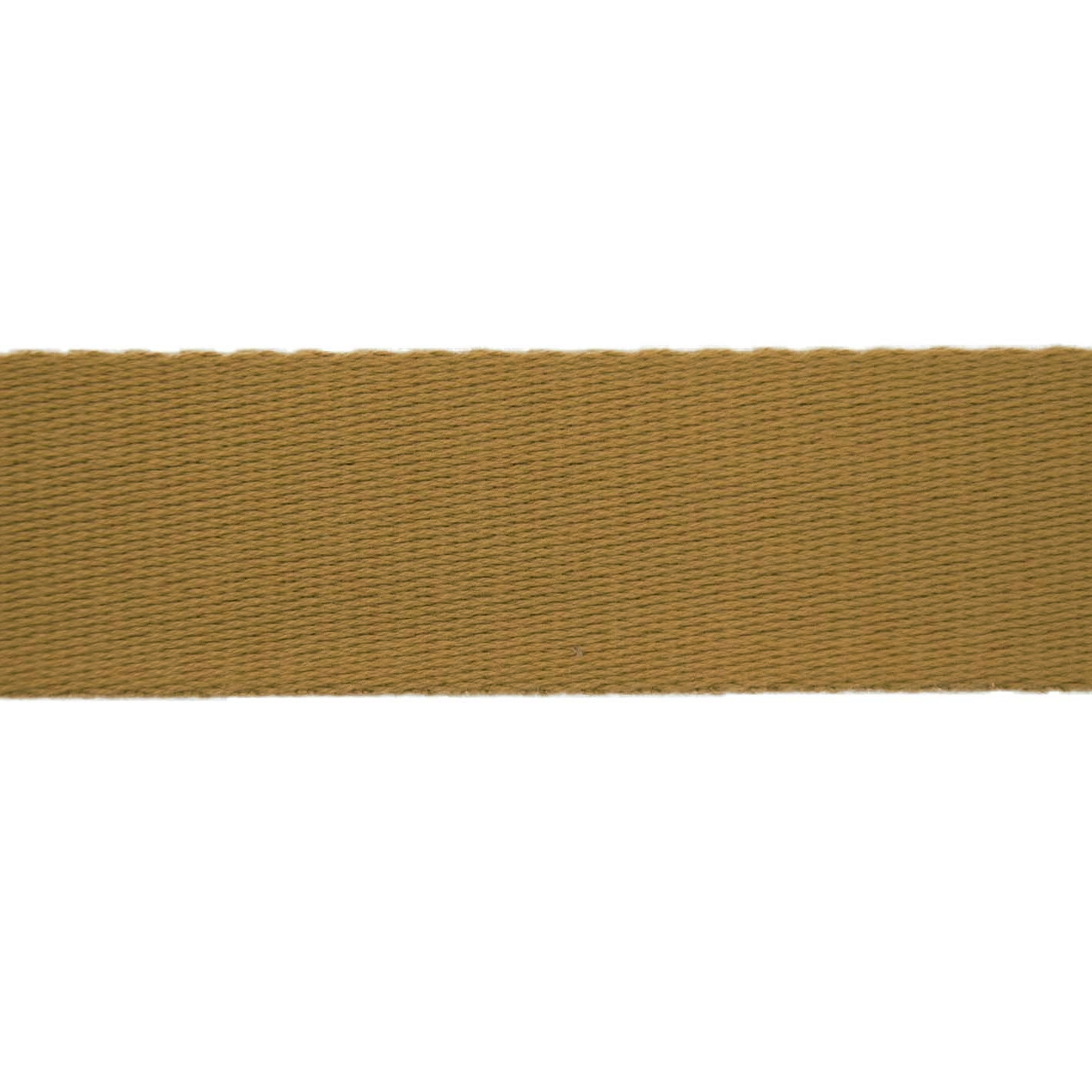 Baumwoll-Gurtband uni camel 38 mm von Stoffe Hemmers