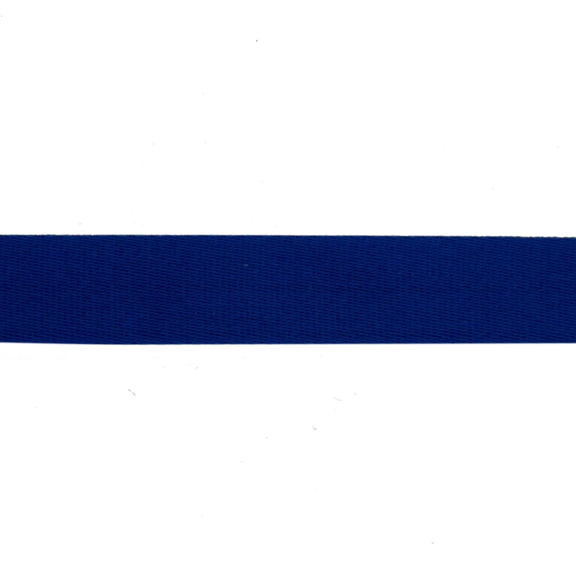 Baumwoll-Gurtband uni royalblau 38 mm von Stoffe Hemmers