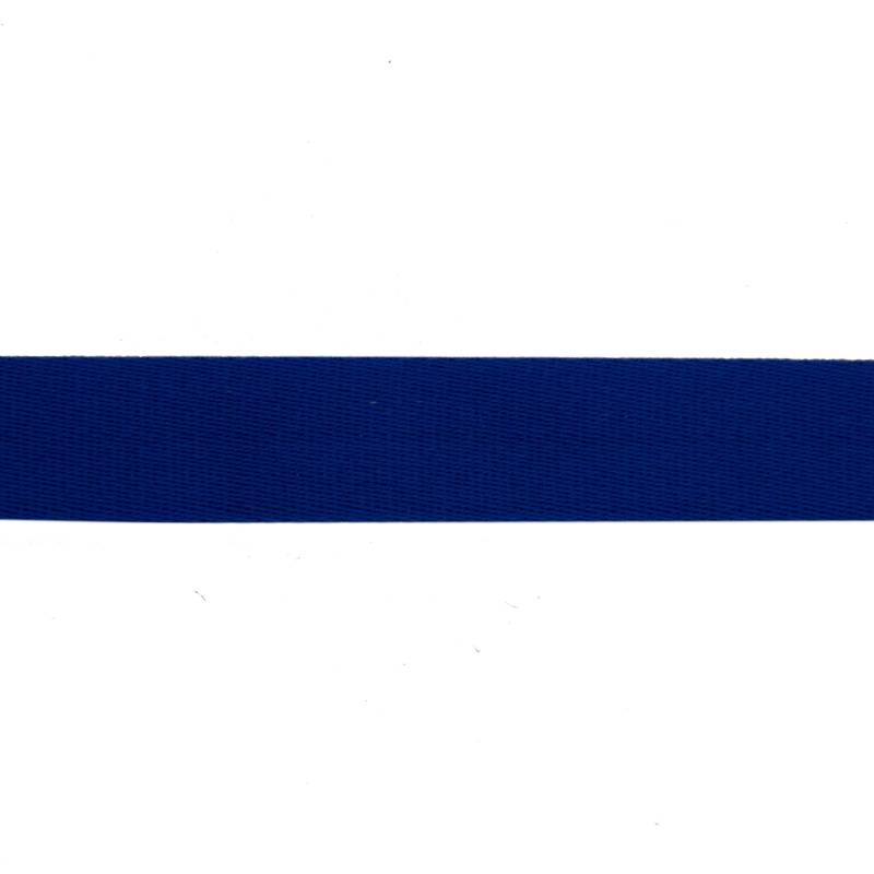 Baumwoll-Gurtband uni royalblau 38 mm von Stoffe Hemmers