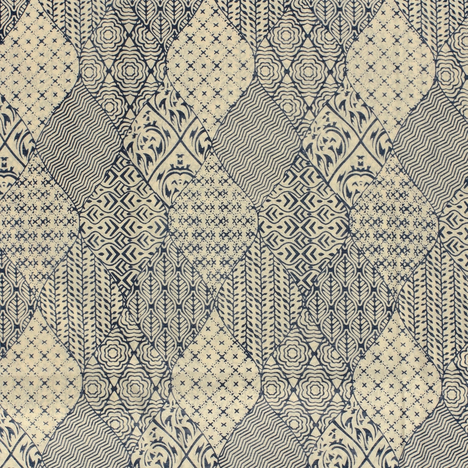 Baumwoll Voile Fantasy Leaves, natur Baumwoll Voile Fantasy Leaves, natur von Stoffe Hemmers