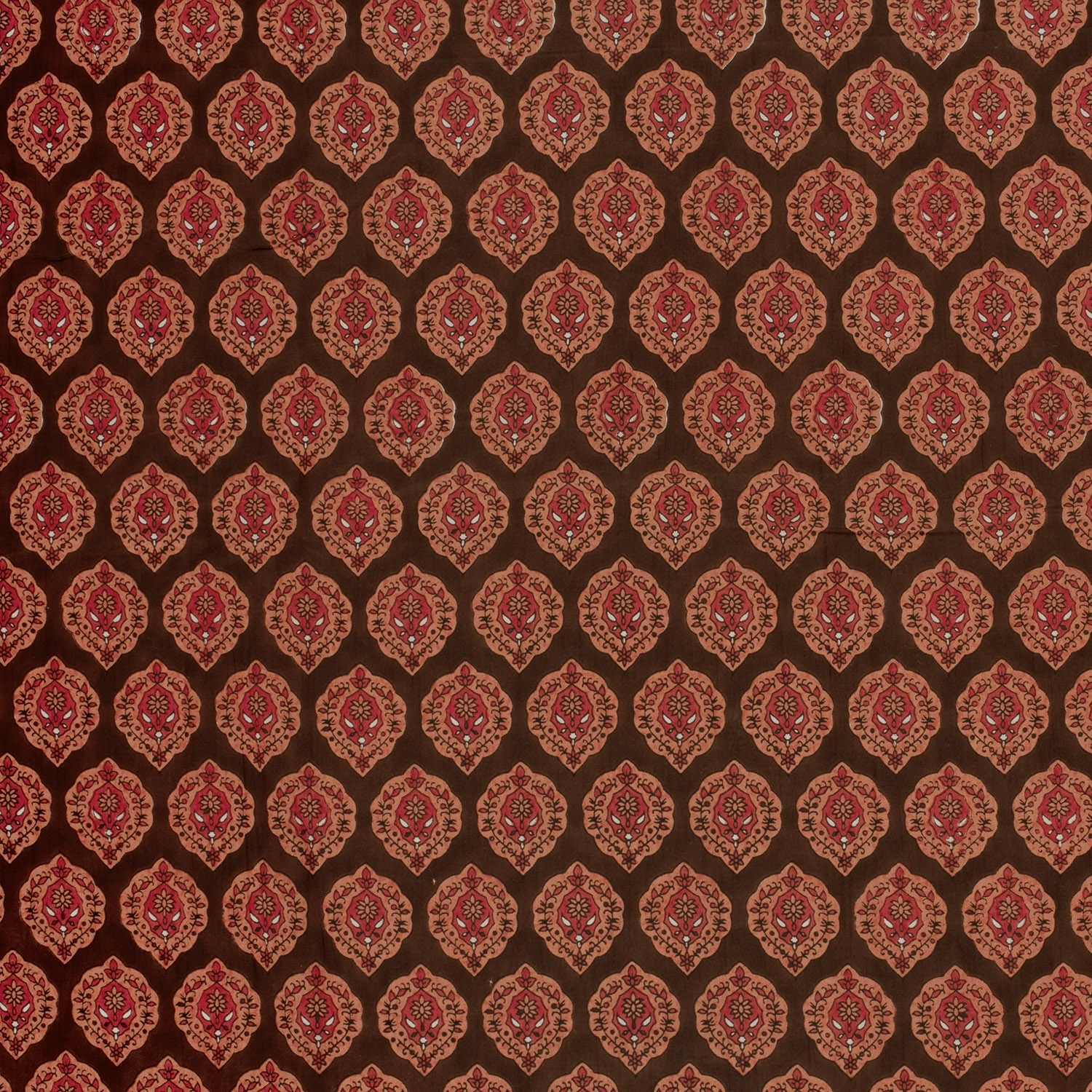Baumwoll Voile Oriental Ornaments, braun Baumwoll Voile Oriental Ornaments, braun von Stoffe Hemmers