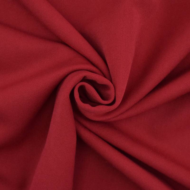 Bi Stretch Gabardine, rot von Stoffe Hemmers