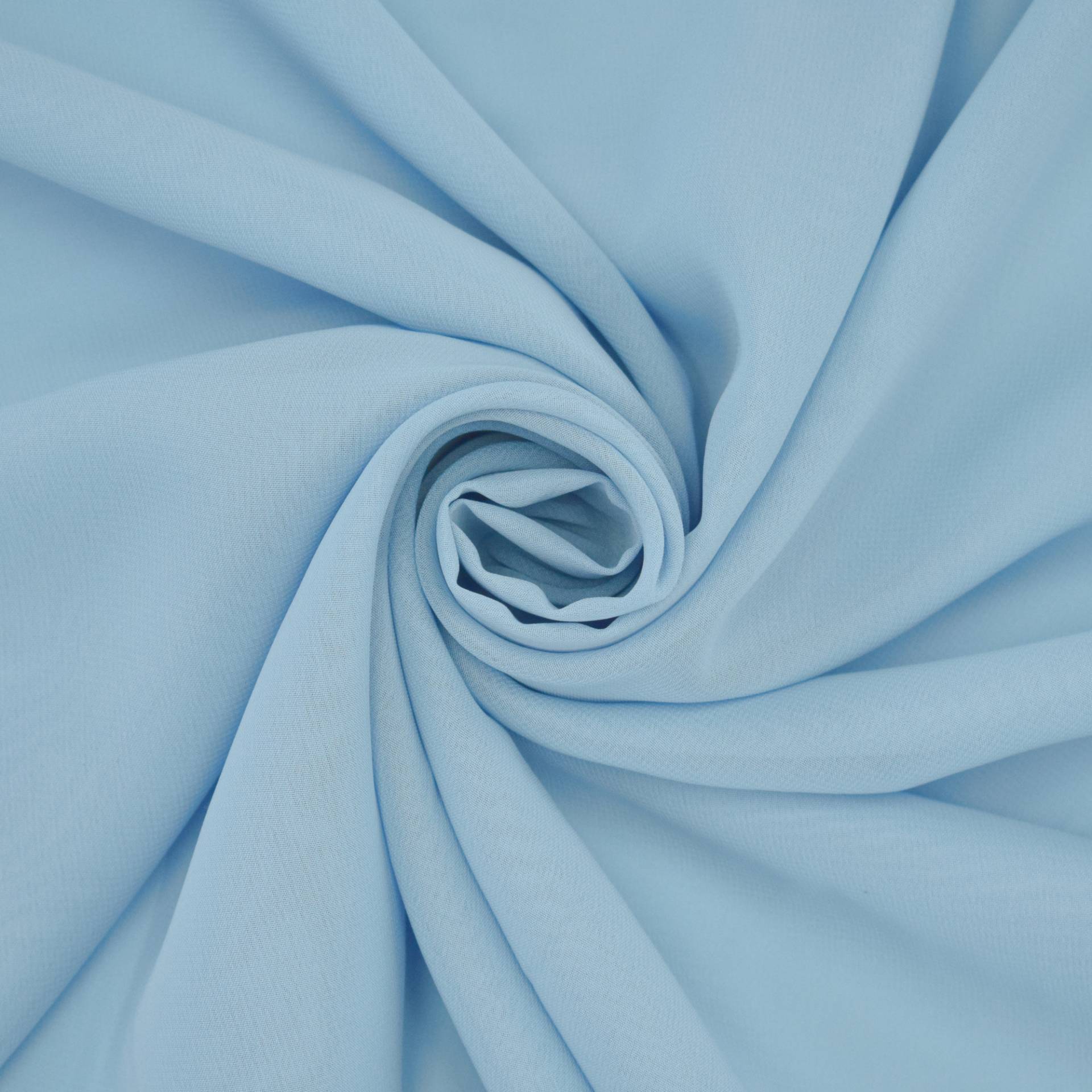 Chiffon hellblau Chiffon hellblau von Stoffe Hemmers