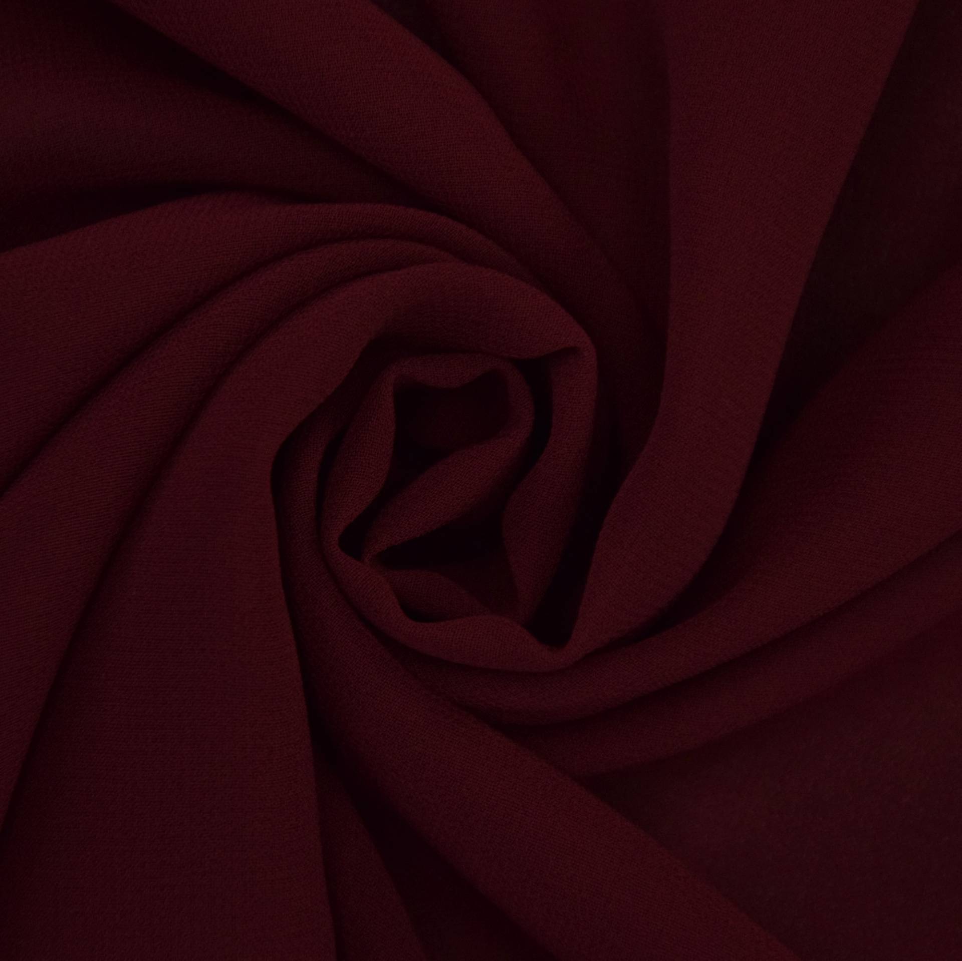 Chiffon uni, bordeaux Chiffon uni, bordeaux von Stoffe Hemmers