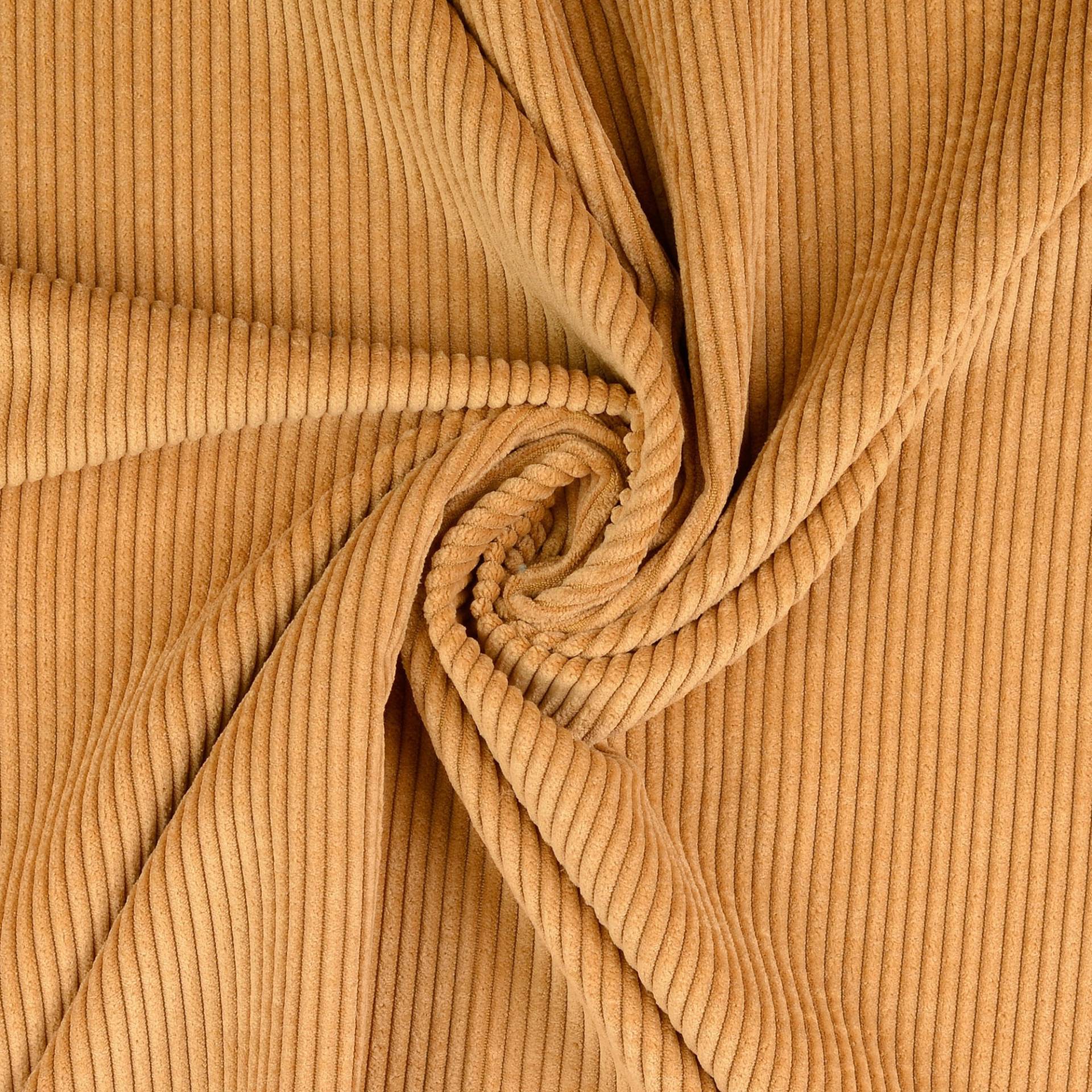 Cord Uni, camel von Stoffe Hemmers