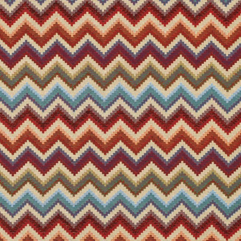 Dekostoff Gobelin Zig Zag, multicolor von Stoffe Hemmers