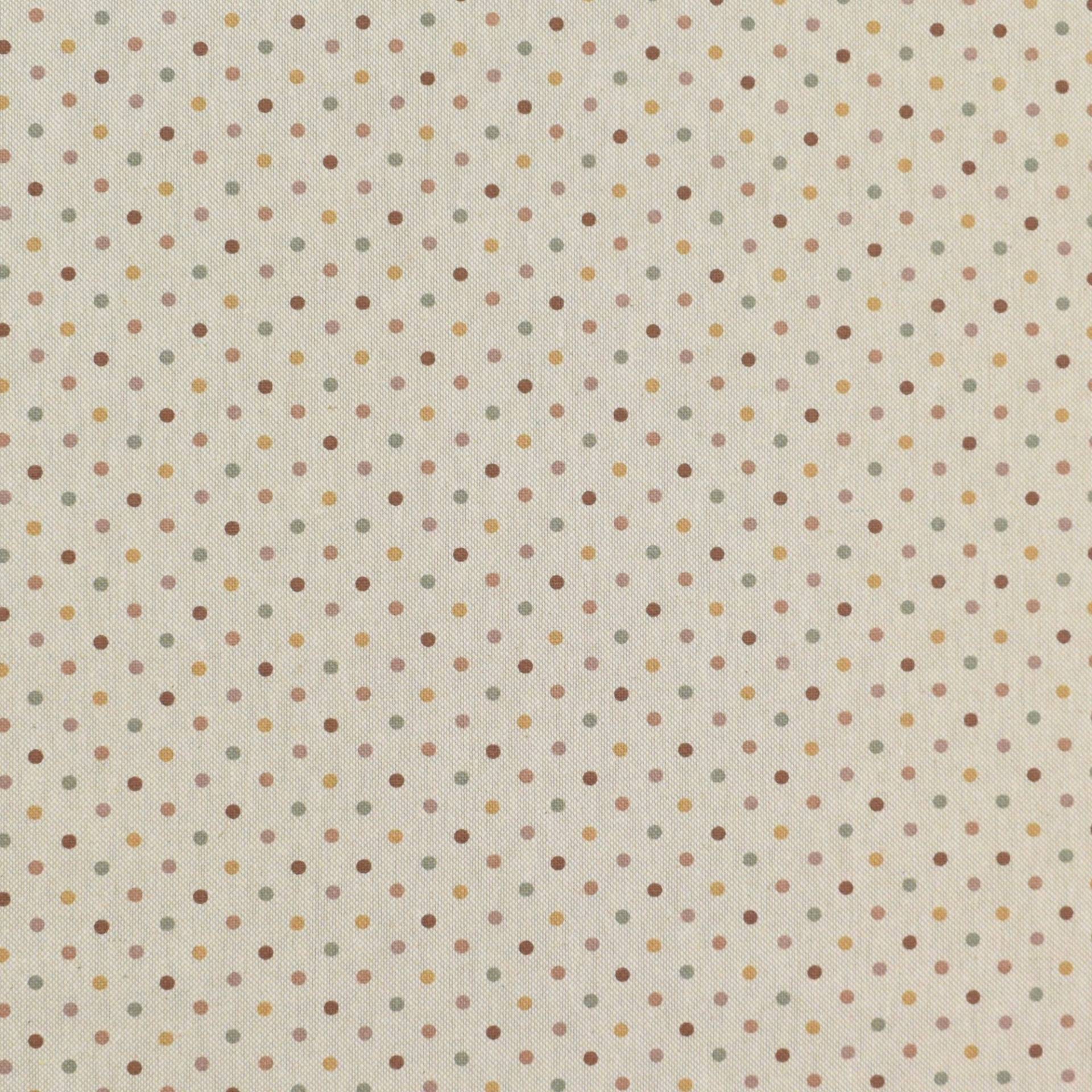 Dekostoff Halbpanama Color Dots von Stoffe Hemmers