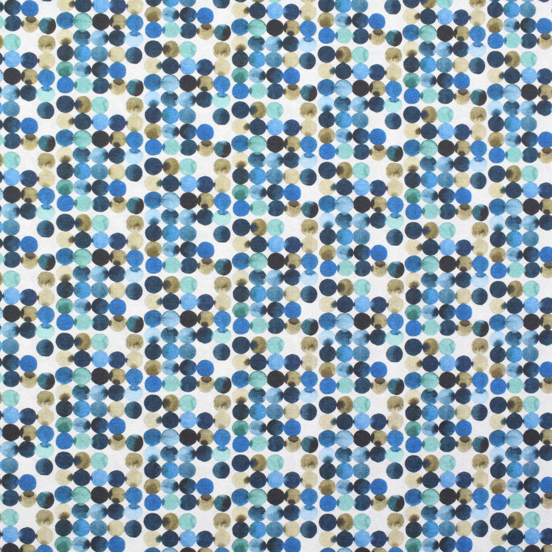 Dekostoff Ottoman Little Dots, blau Dekostoff Ottoman Little Dots, blau von Stoffe Hemmers