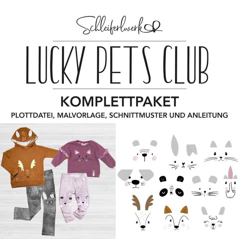 E-Book / Plotterdatei Schleiferlwerk Lucky Pets Club von Stoffe Hemmers