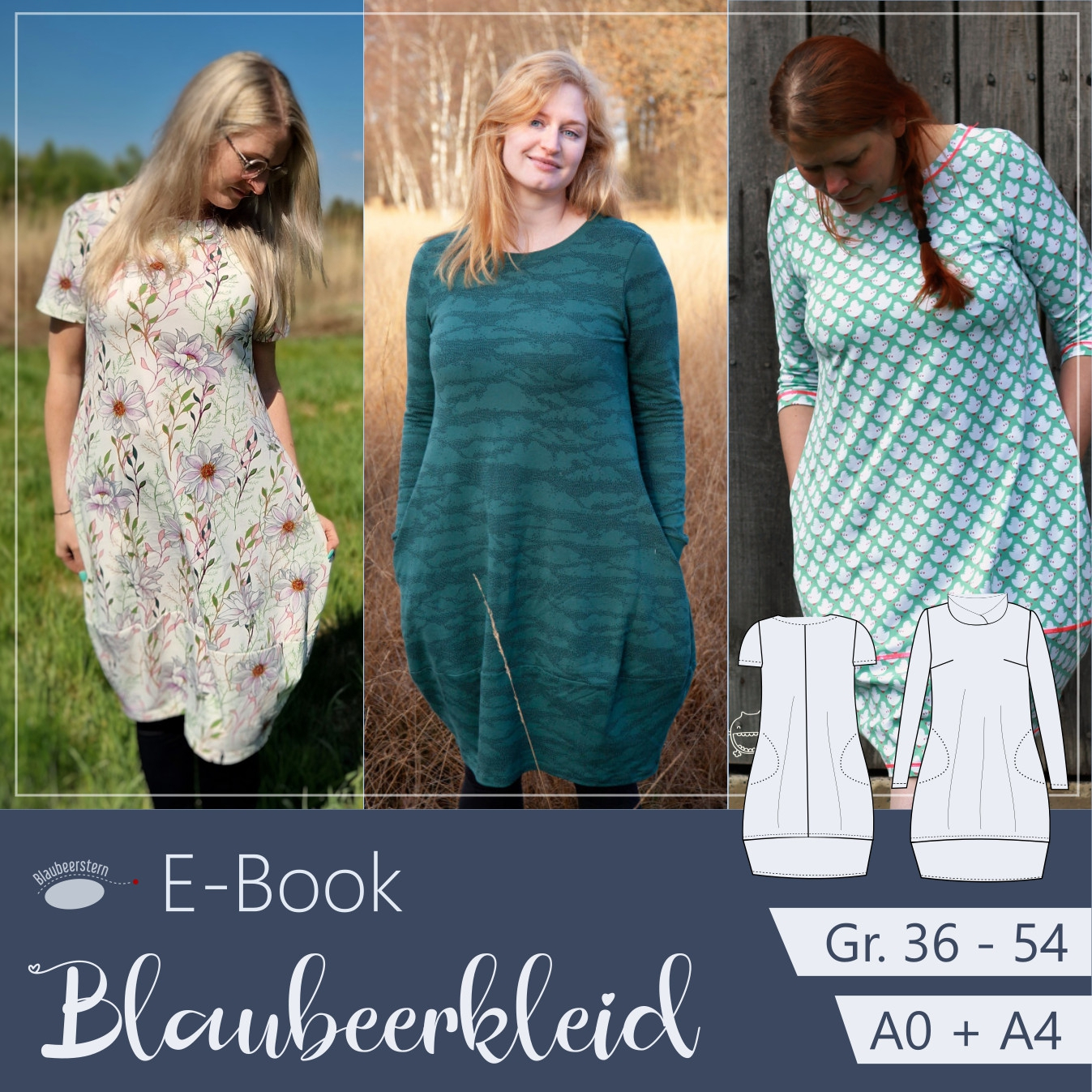 E-Book Blaubeerstern Blaubeerkleid von Stoffe Hemmers