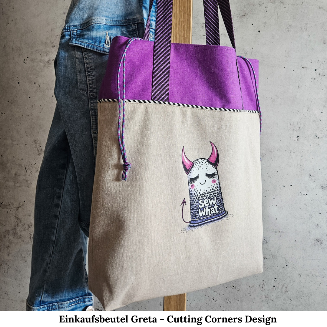 E-Book Cutting Corners Design Einkaufstasche Greta E-Book Cutting Corners Design Einkaufstasche Greta von Stoffe Hemmers