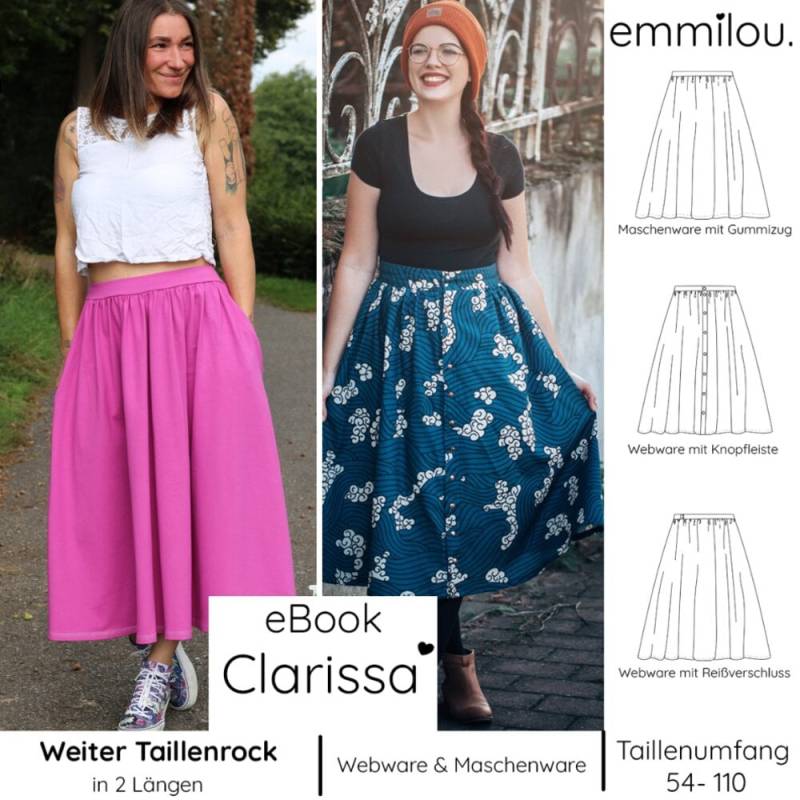 E-Book Emmilou. Taillenrock Clarissa Damen von Stoffe Hemmers