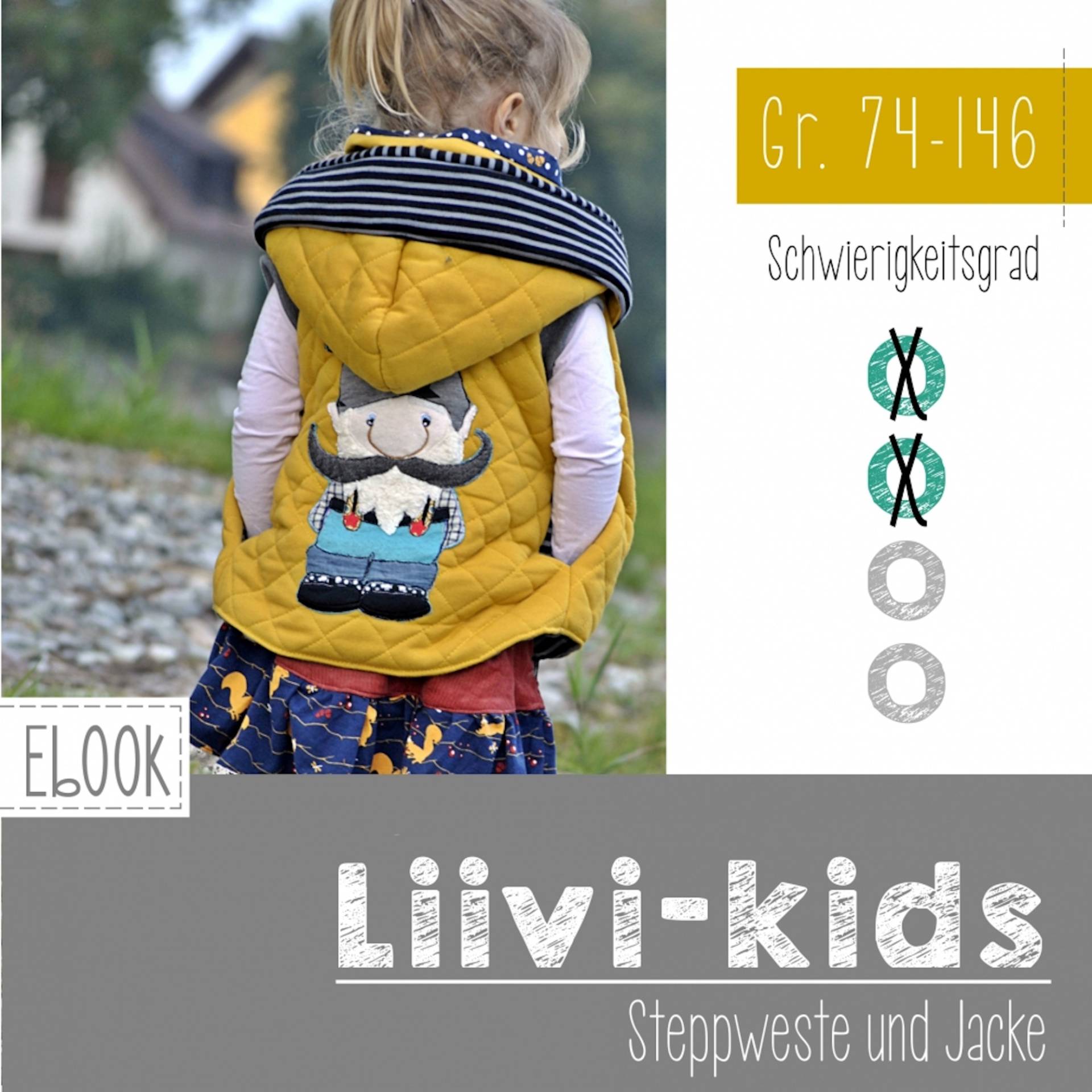 E-Book FeeFeeFashion Steppjacke Liivi Kids von Stoffe Hemmers