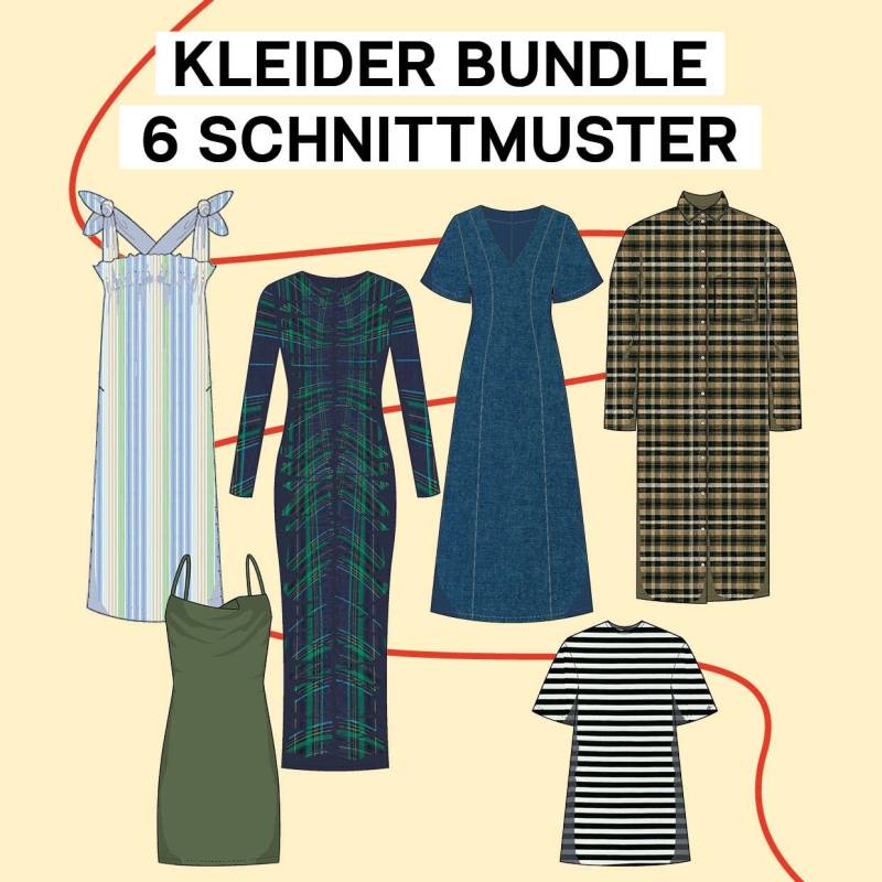 E-Book JULIANA MARTEJEVS Schnittmuster 6 Kleider Bundle von Stoffe Hemmers