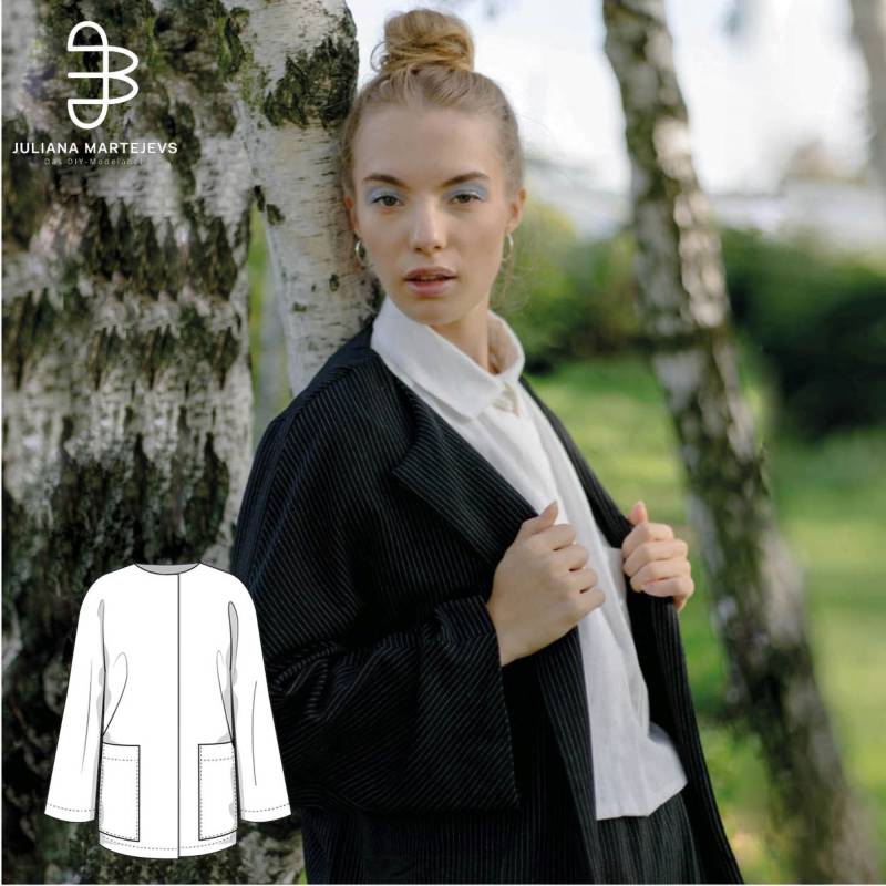 E-Book JULIANA MARTEJEVS Kimono Jacke Cardigan von Stoffe Hemmers