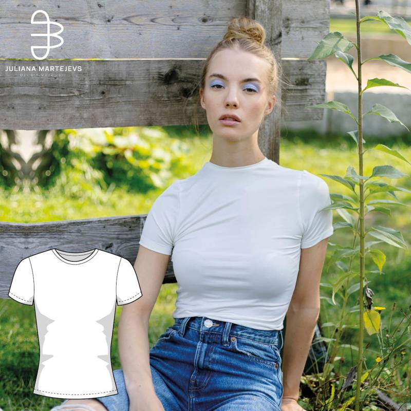 E-Book JULIANA MARTEJEVS T-Shirt Basic Oberteil von Stoffe Hemmers