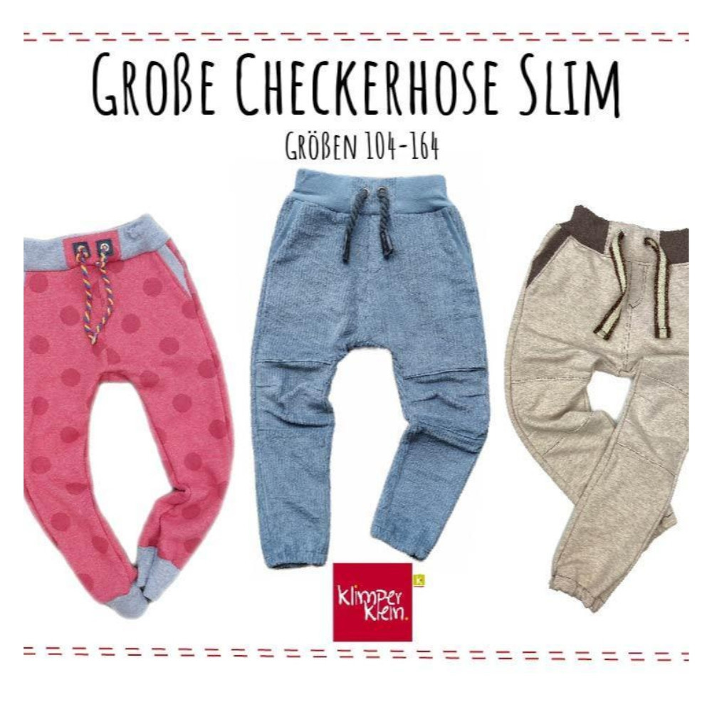 E-Book Klimperklein Checkerhose slim groß von Stoffe Hemmers