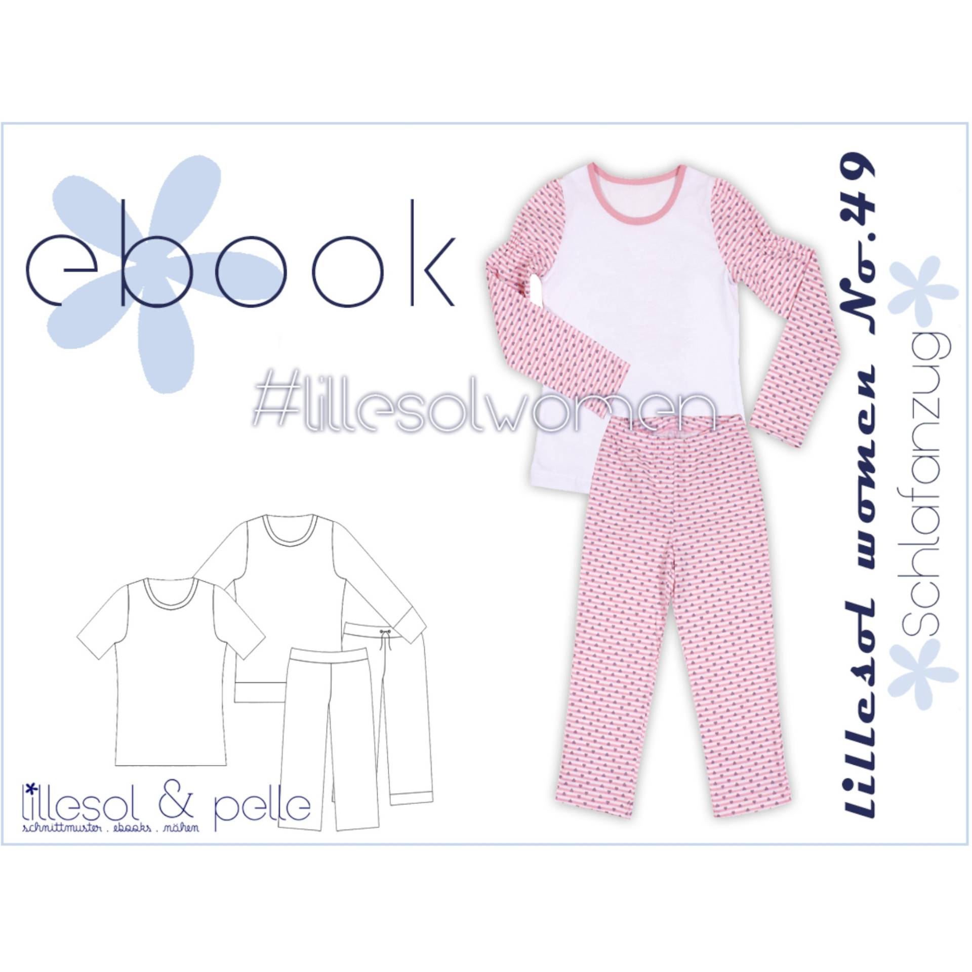E-Book Lillesol & Pelle Schlafanzug Damen von Stoffe Hemmers