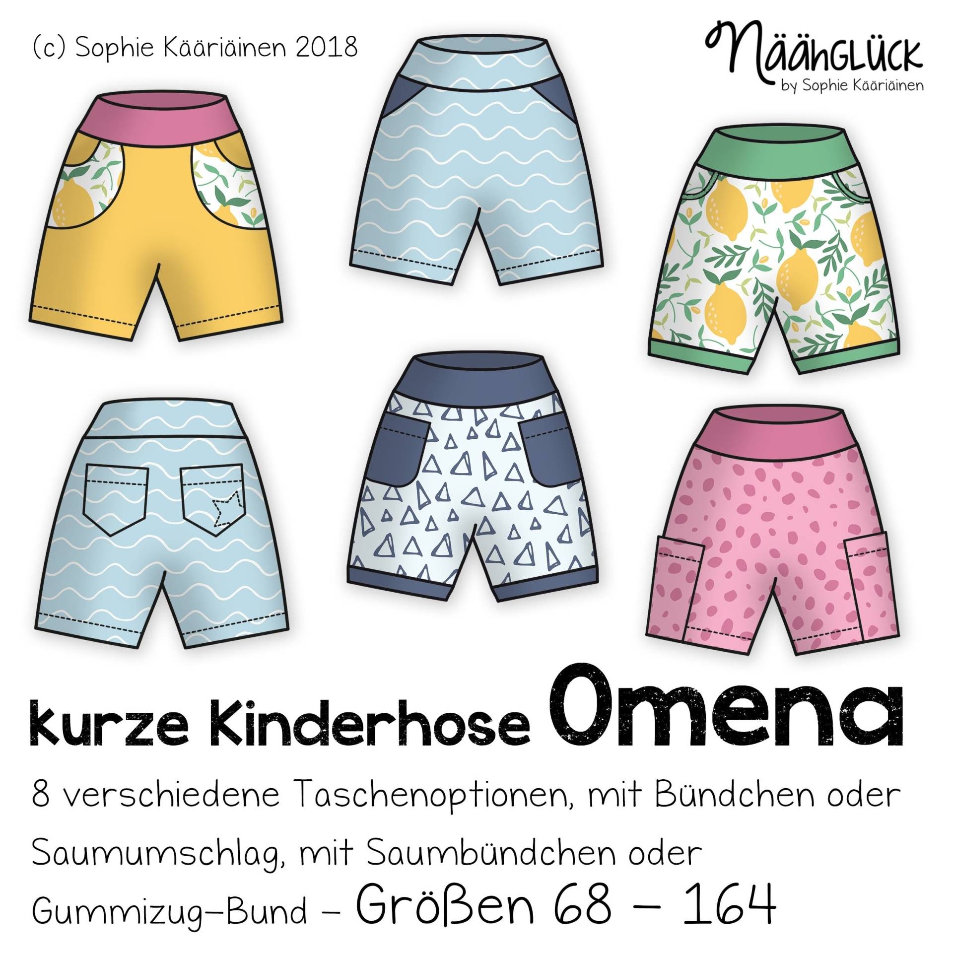 E-Book Näähglück Kurze Kinderhose Omena E-Book Näähglück Kurze Kinderhose Omena von Stoffe Hemmers