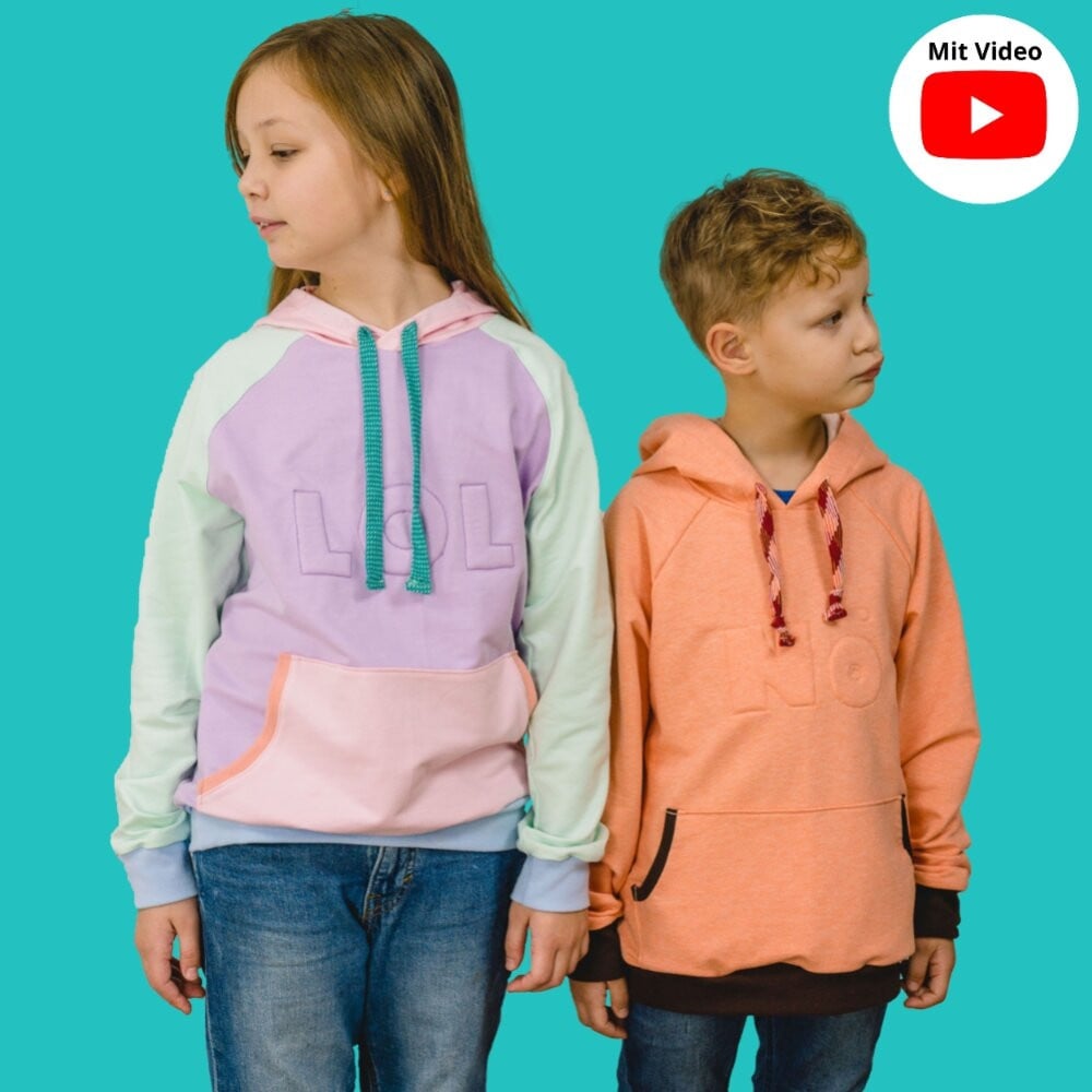 E-Book Nähfrosch Kinder-Hoodie TIBU von Stoffe Hemmers