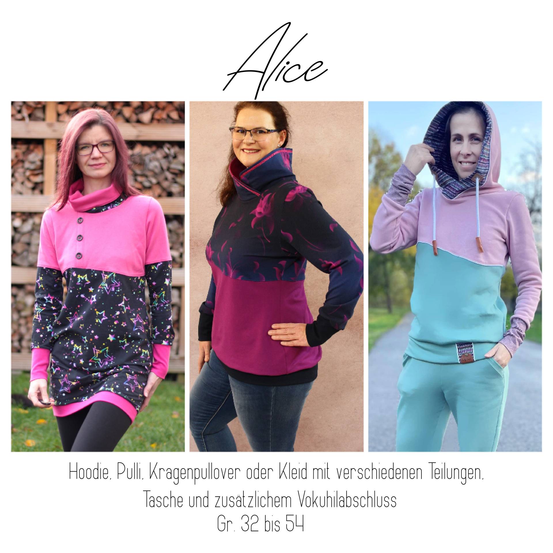 E-Book Rosalieb & Wildblau Alice Pullover/Kleid Damen von Stoffe Hemmers