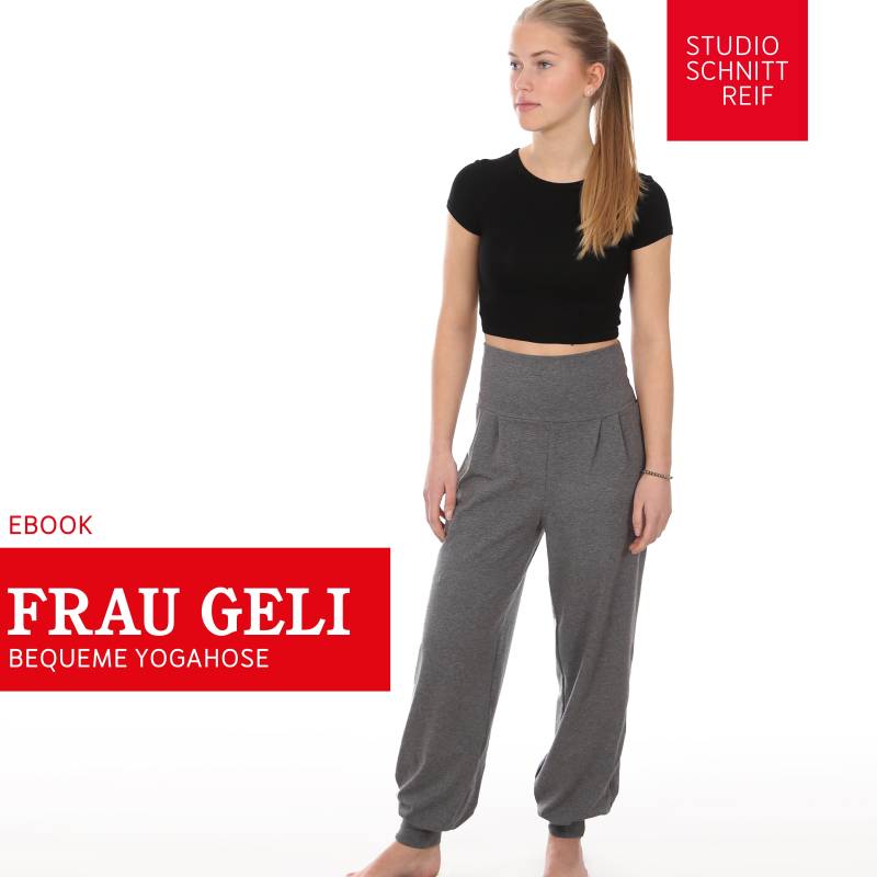 E-Book Studio Schnittreif Frau Geli Yogahose von Stoffe Hemmers