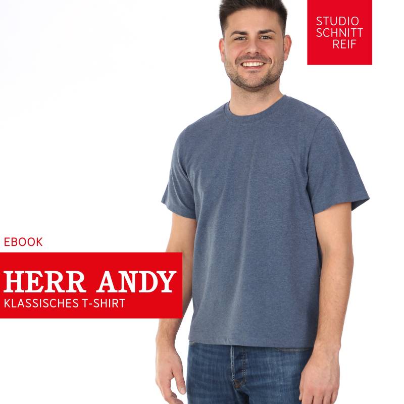 E-Book Studio Schnittreif Herr Andy T-Shirt Herren von Stoffe Hemmers