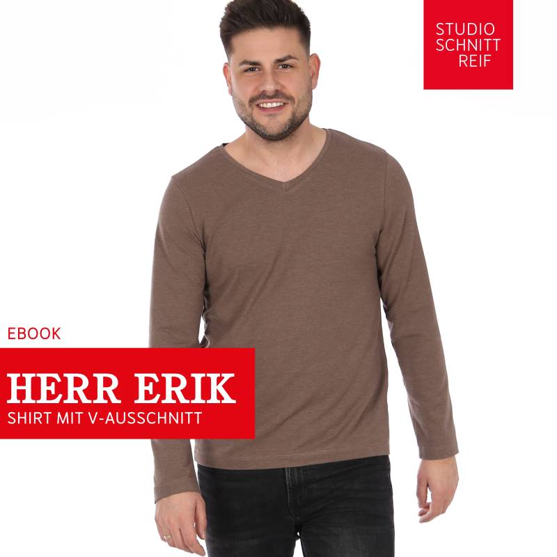 E-Book Studio Schnittreif Herr Erik Basicshirt von Stoffe Hemmers