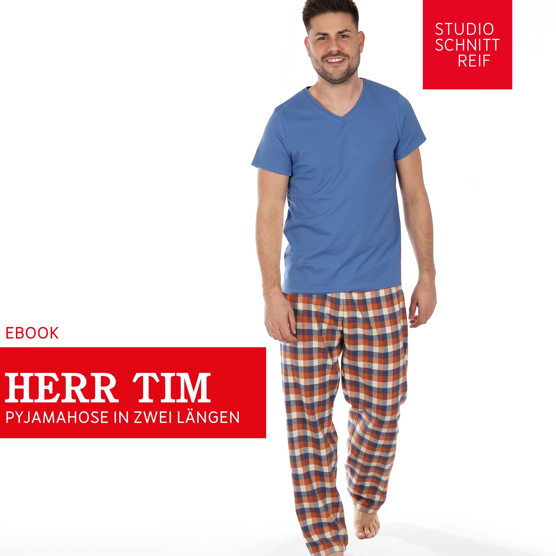 E-Book Studio Schnittreif Herr Tim - Pyjamahose von Stoffe Hemmers