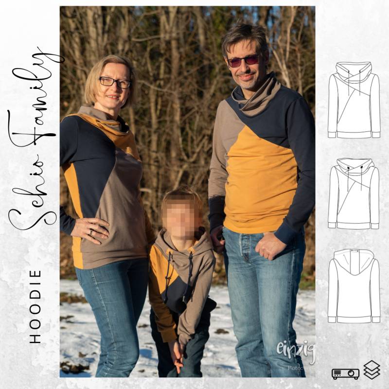 E-Book drei eM's Hoodie Schio Kids - Women - Men von Stoffe Hemmers