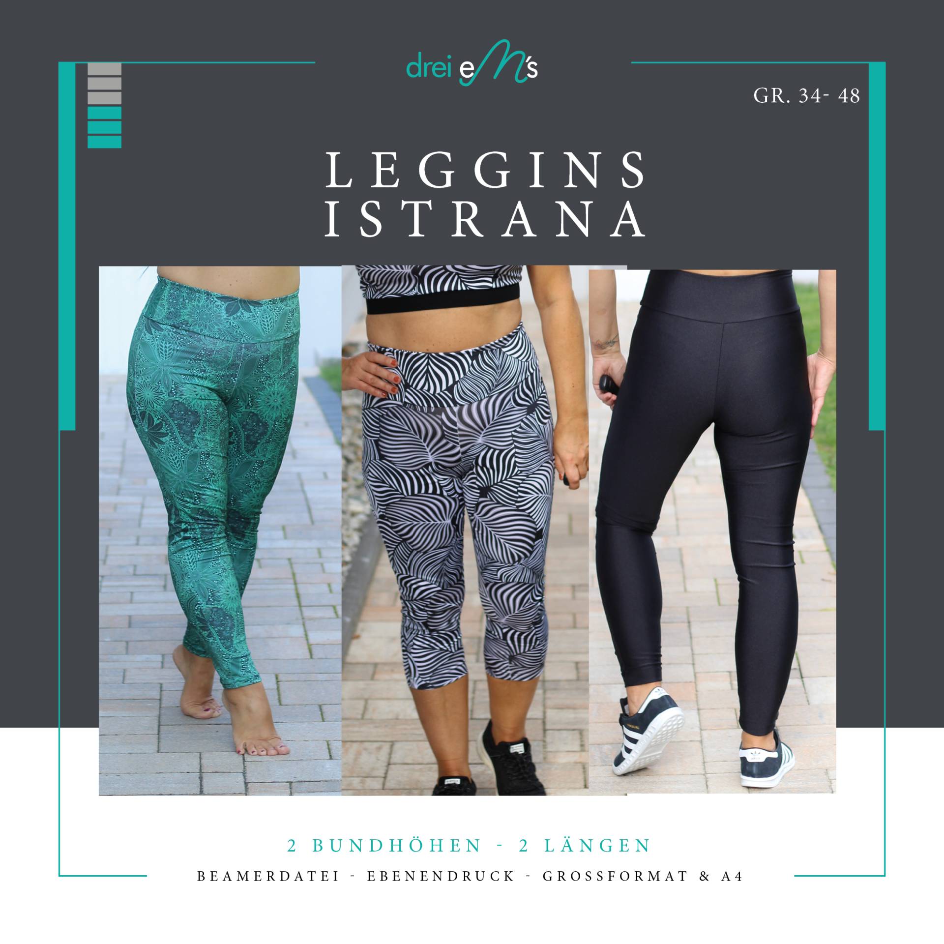 E-Book drei eM's Istrana Leggings von Stoffe Hemmers