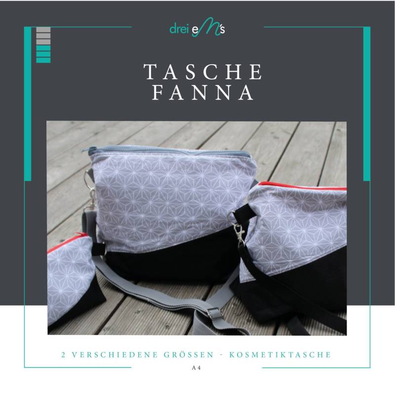 E-Book drei eM's Tasche Fanna von Stoffe Hemmers