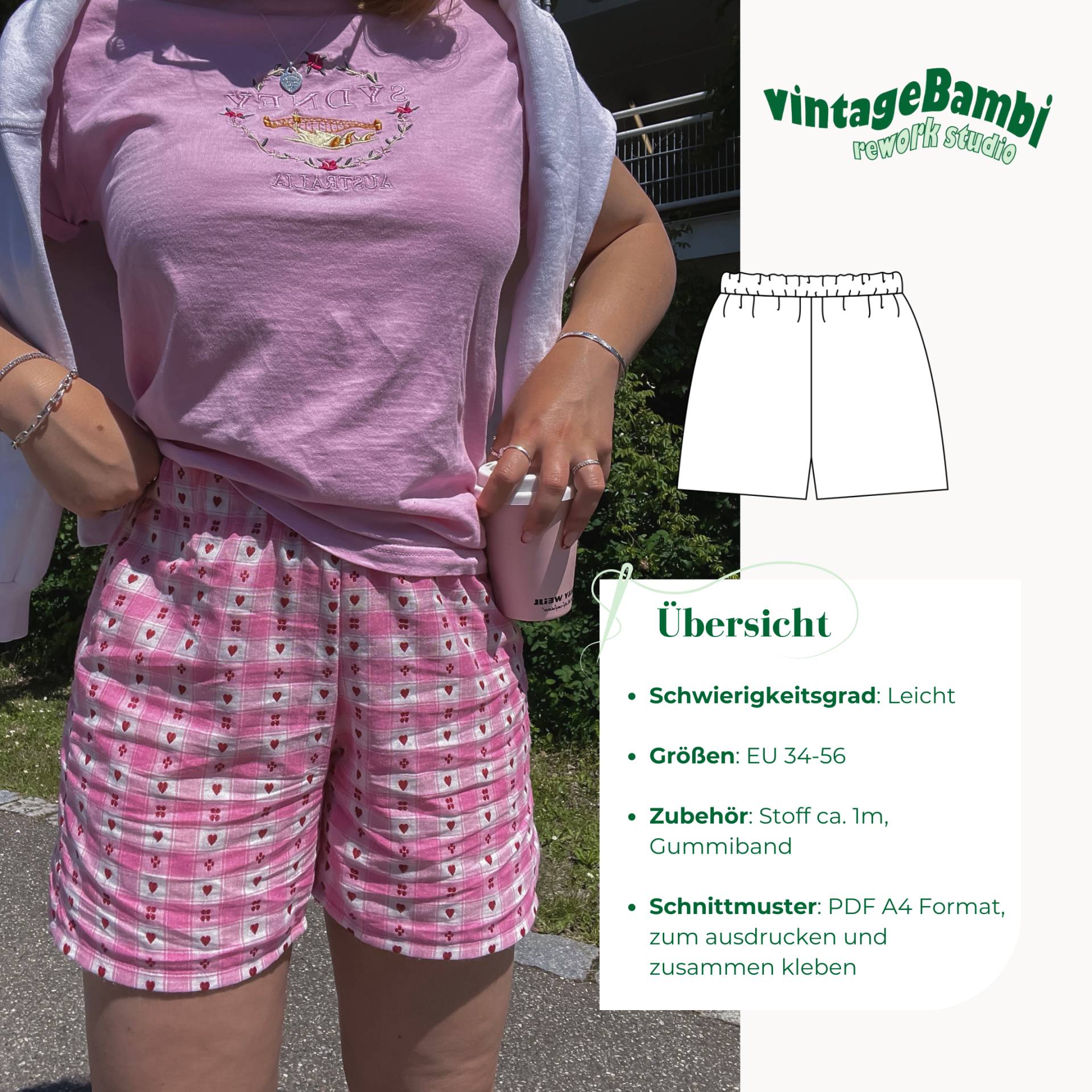 E-Book vintageBambi Lucy Shorts von Stoffe Hemmers