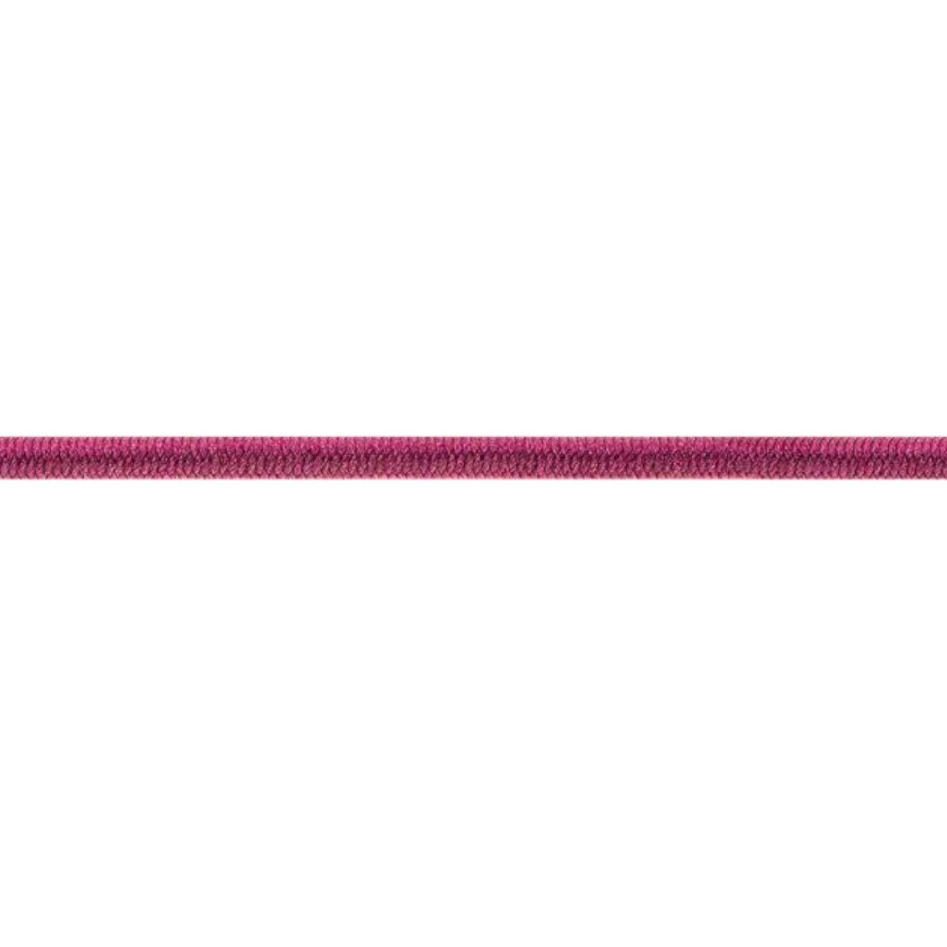 Elastic-Kordel 3 mm fuchsia von Stoffe Hemmers