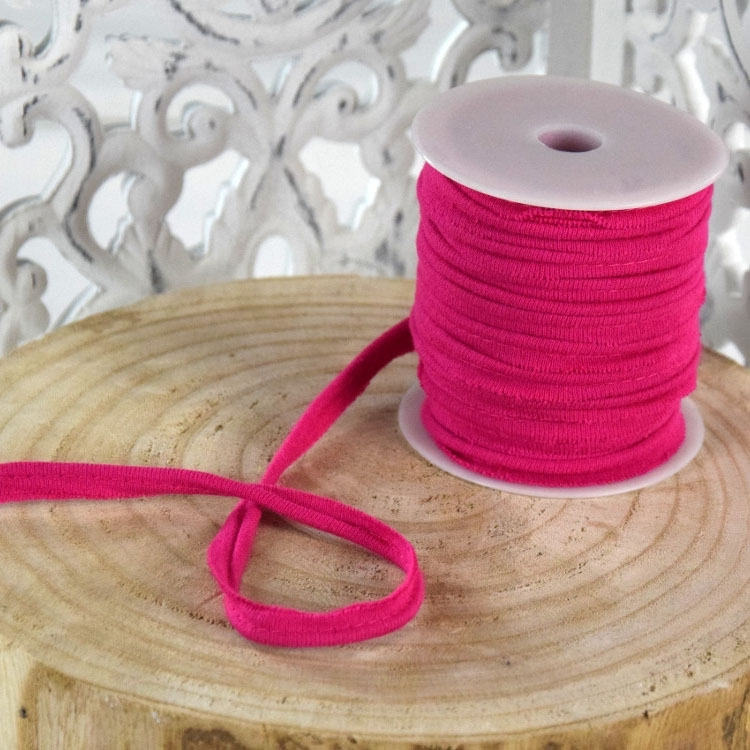 Elastisches Paspelband, fuchsia von Stoffe Hemmers