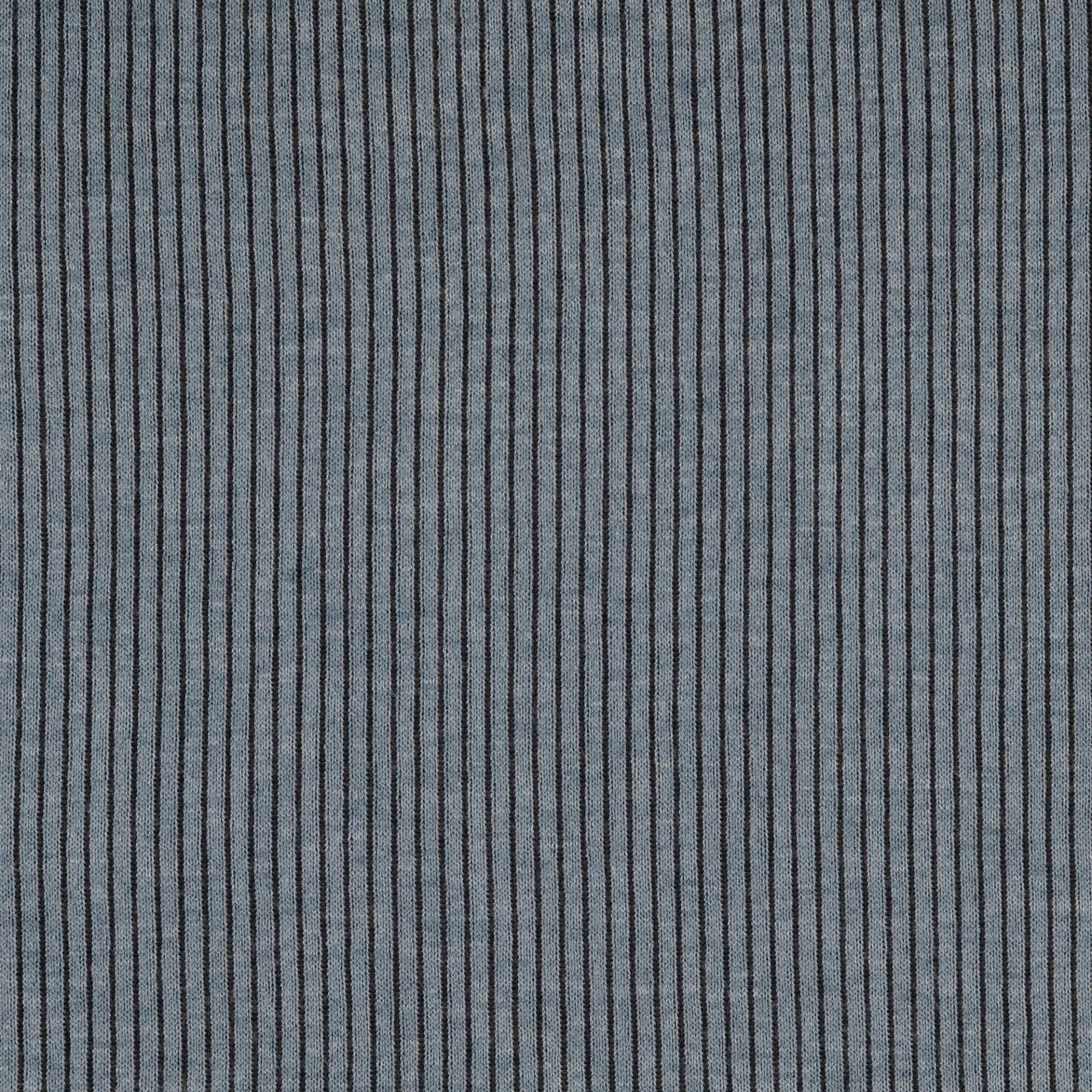 Feinstrickstoff Stripes, blau von Stoffe Hemmers