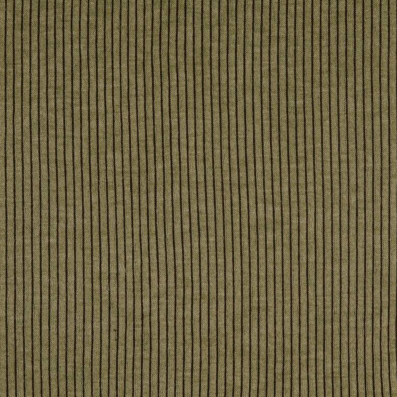 Feinstrickstoff Stripes, grün von Stoffe Hemmers