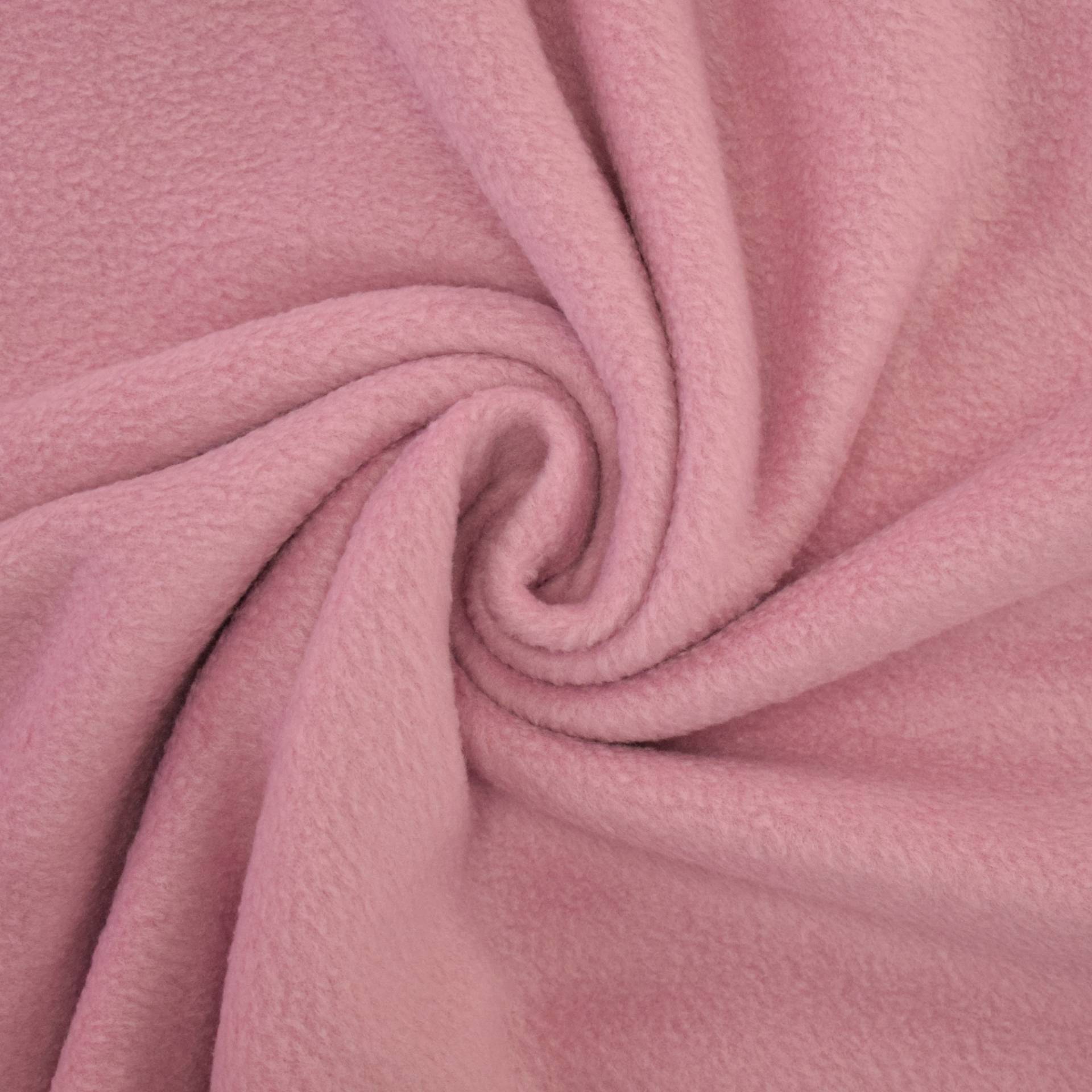 Fleece Antipilling, dunkelrosa von Stoffe Hemmers