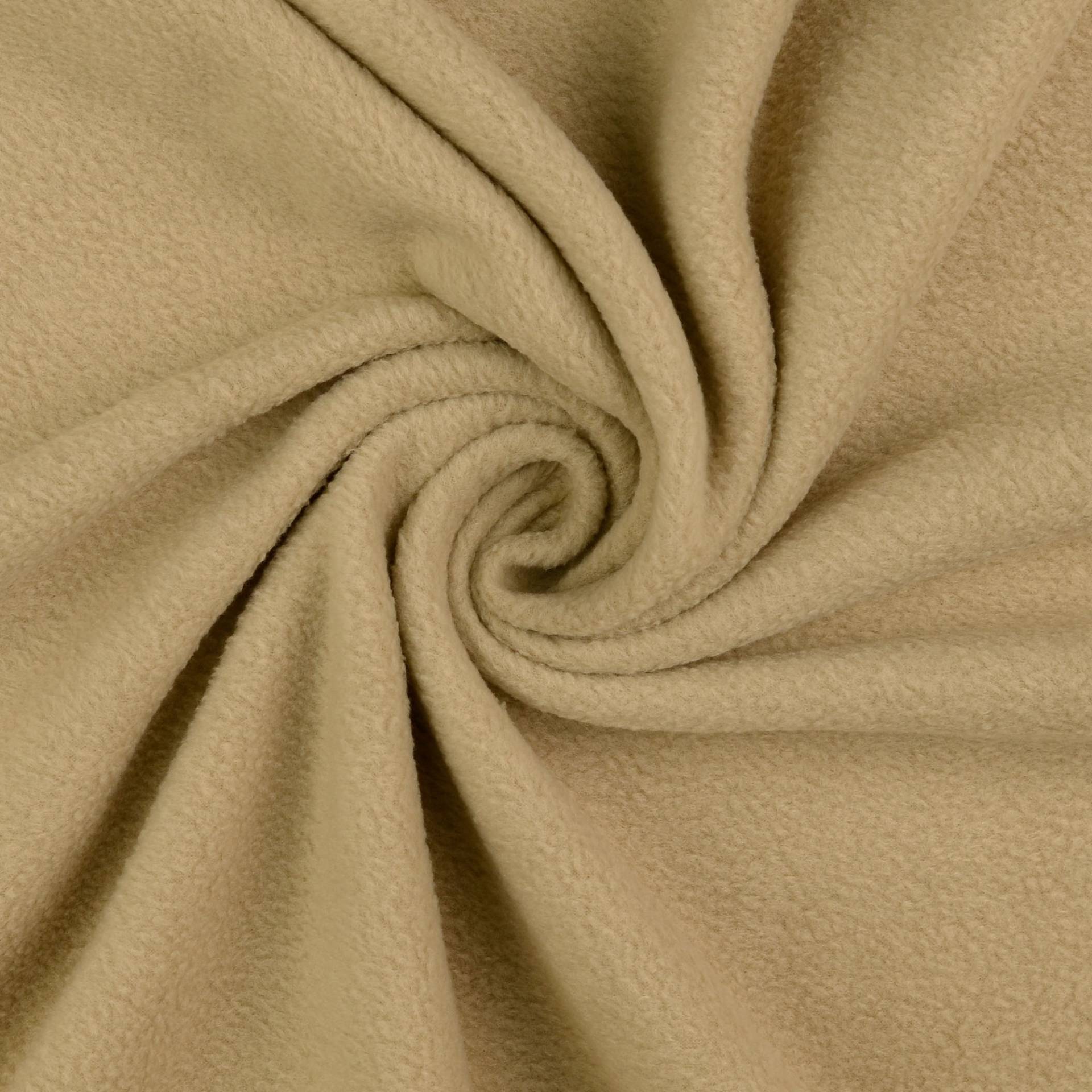 Fleece Antipilling beige von Stoffe Hemmers