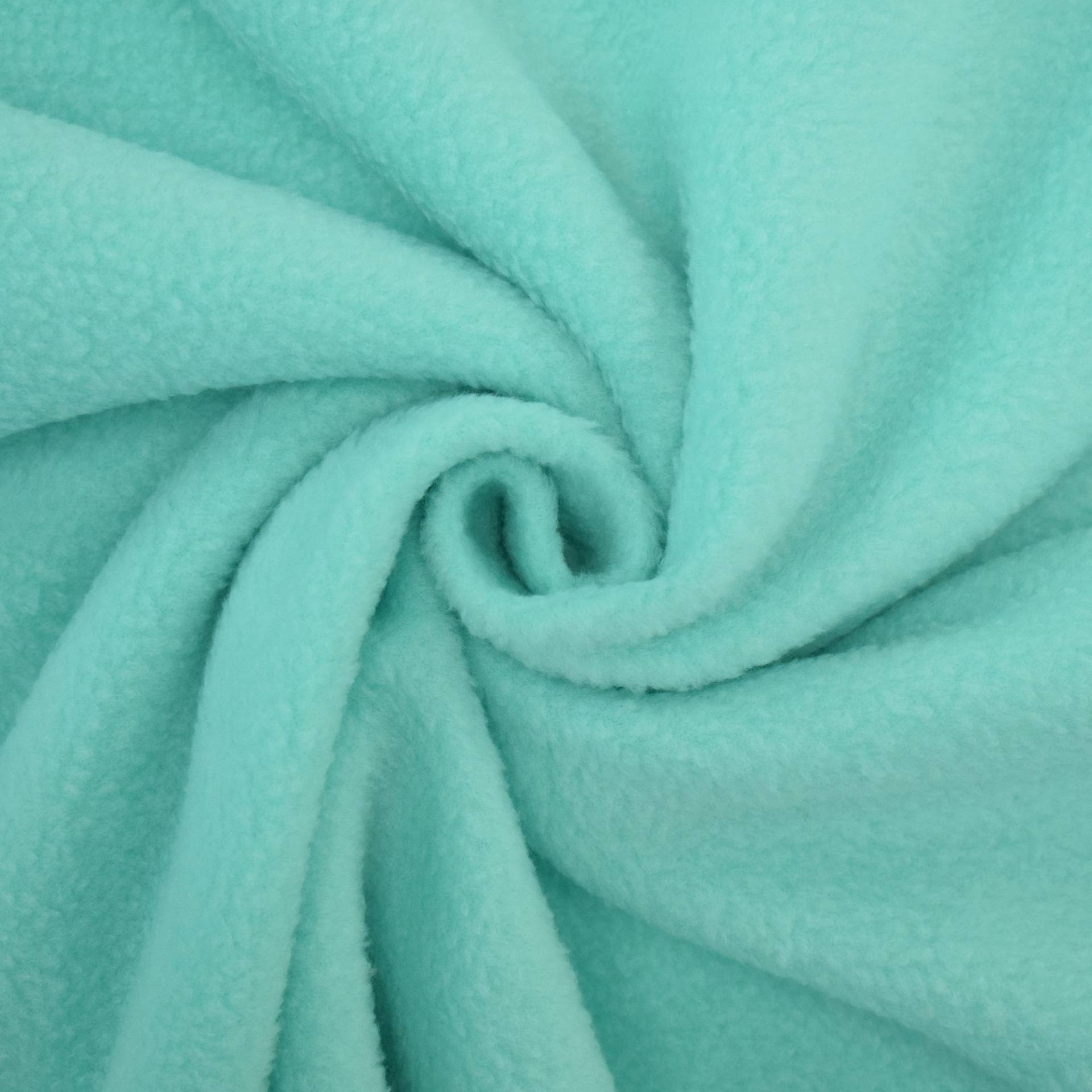 Fleece Antipilling mint von Stoffe Hemmers