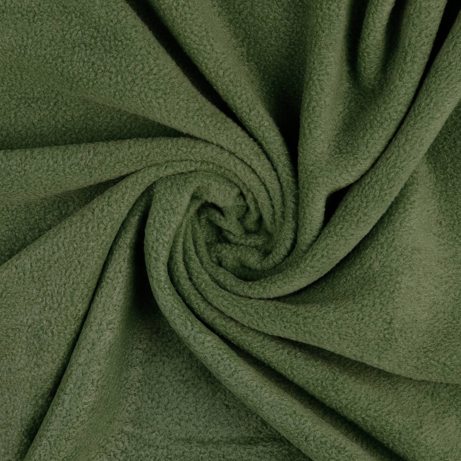 Fleece Antipilling mittelgrün von Stoffe Hemmers