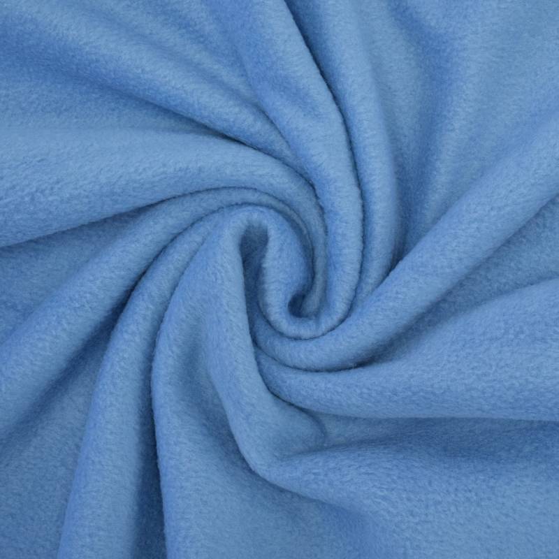 Fleece Antipilling rauchblau von Stoffe Hemmers